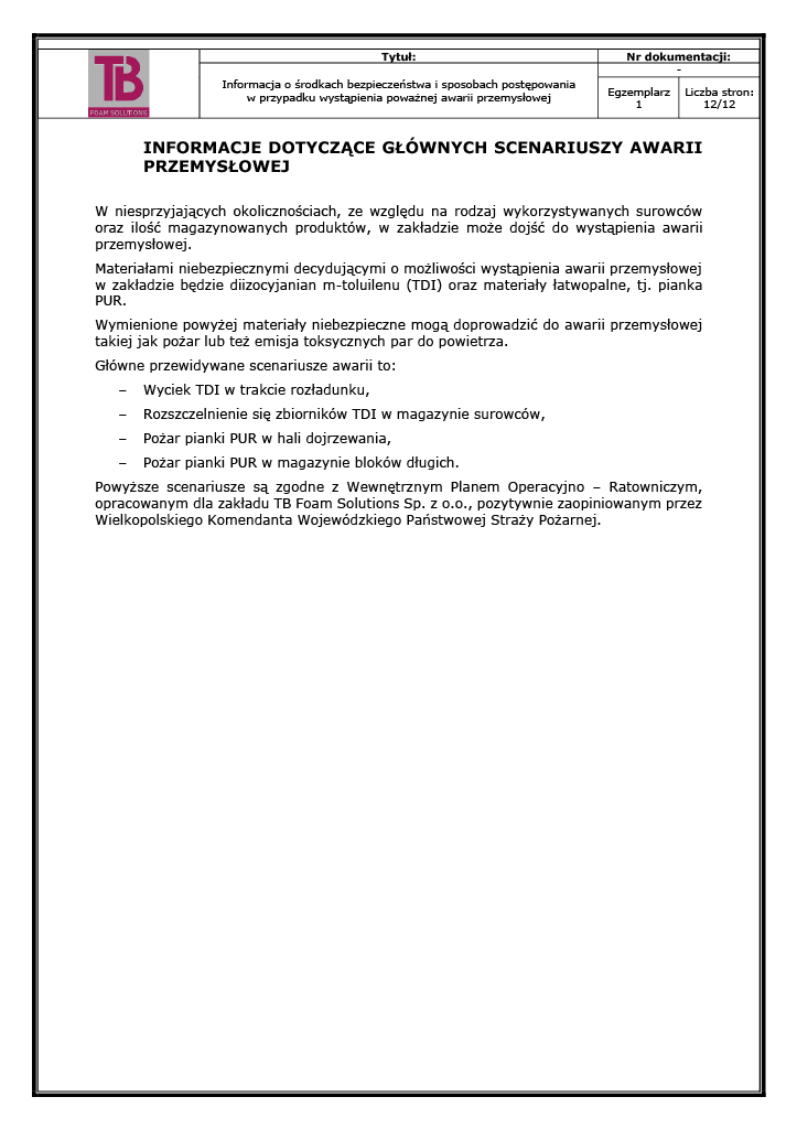Środki bezpieczeństwa